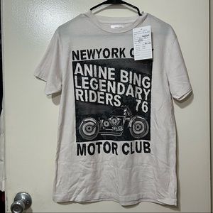 NWT Anine Bing Sample T Shirt Unique Print XS